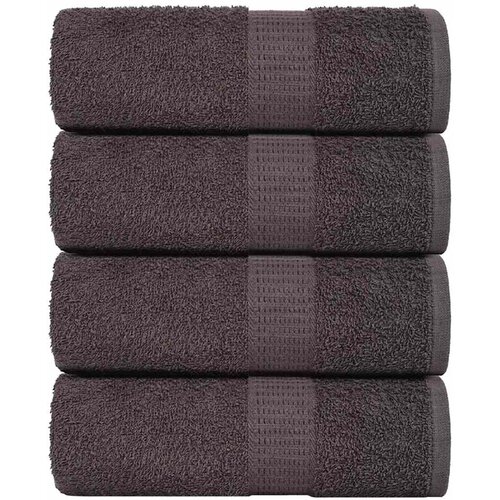 vidaXL Ručnici za goste FROGN 4 kom. Antracit 30x50 cm 360 g/m² - Antracit 30 x 50 cm 4 Cene