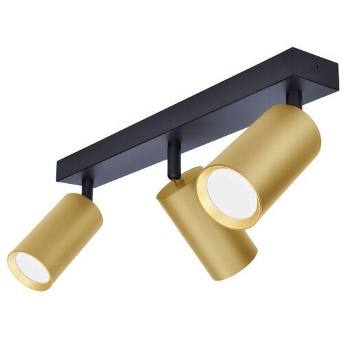  Brilagi - Plafonsko spot svetlo SELE GOLDEN 3xGU10/30W/230V crno/zlatno Slike