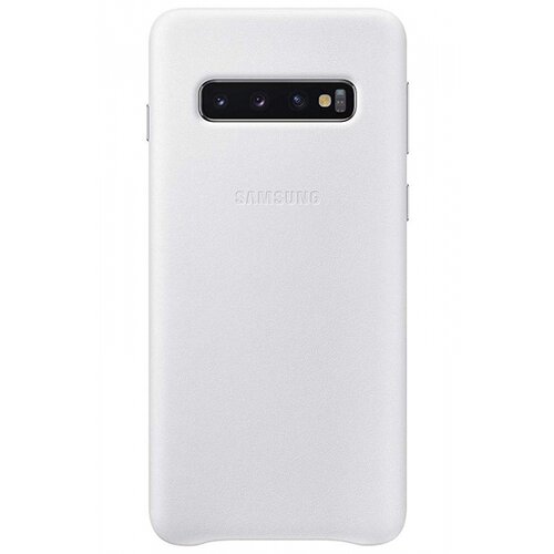 Samsung original usnjen ovitek EF-VG973LWE za SAMSUNG Galaxy S10 G973 - bela zaščita zadnjega dela Cene