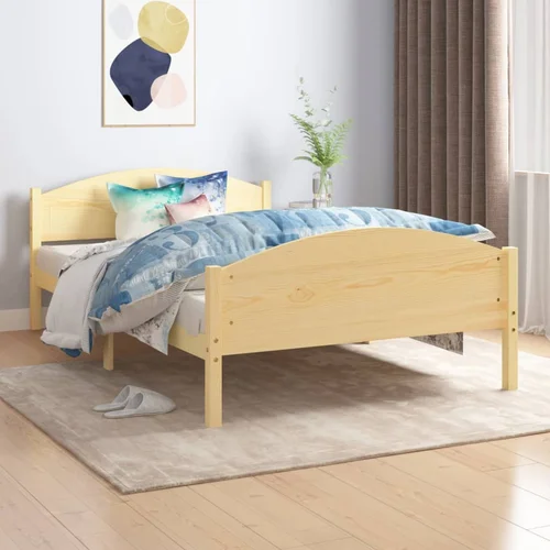Furnova Posteljni okvir iz trdne borovine 120x200 cm, (21934827)
