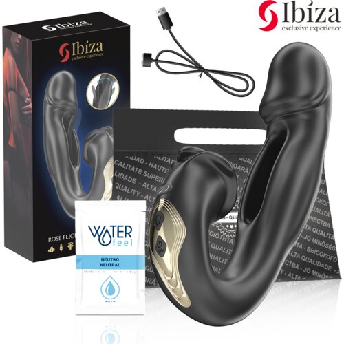 Ibiza Vibrator Rose Flicking Effect &amp;amp; Clit Stimulator Slike