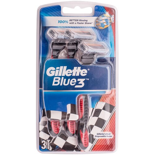Gillette blue 3 speed brijač 3 komada Cene