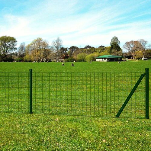 Euro ograda čelična 10 x 0 8 m zelena Cene