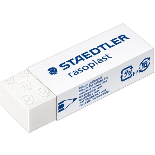 Gumica RASOPLAST STAEDTLER 526 B20 BIJELA-KOMAD Cijene