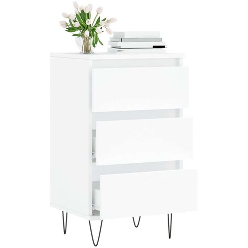 VidaXL Komoda bijela 40 x 35 x 70 cm od konstruiranog drva Slike