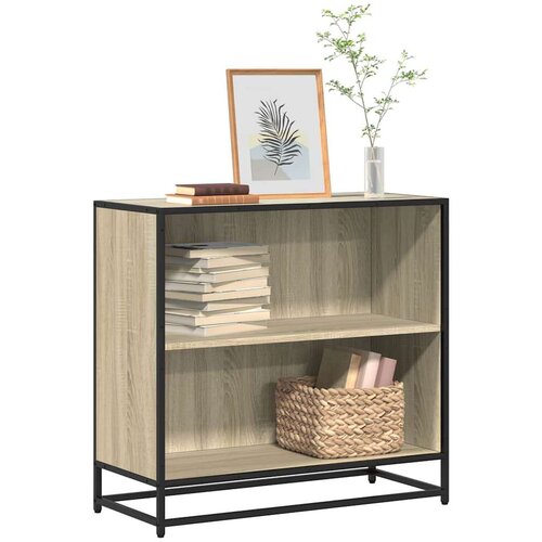 vidaXL Ormar za knjige sonoma hrast 80,5x35x76 cm konstruirano drvo Cijene