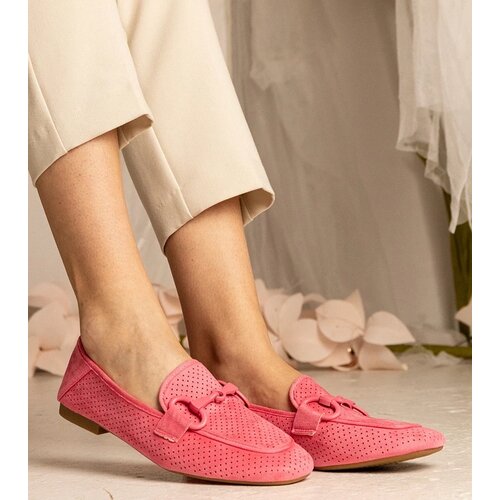 D/CEO UR/CEO Pink perforated women's moccasins with decoration Mensory Cijene