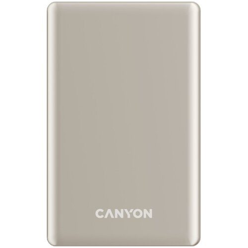 Canyon power bank OnCharge 505 slim Magsafe 5000 mAh PD20W Beige - CNS-CPB505BE Slike