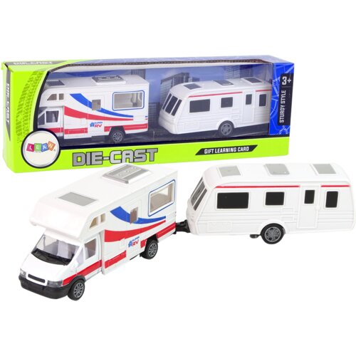  Set za igru kamper + karavan - bijeli Cene