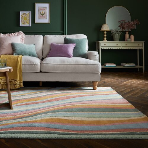 Flair Rugs ročno tkana volnena preproga 200x290 cm abstract flow &amp;ndash; Slike