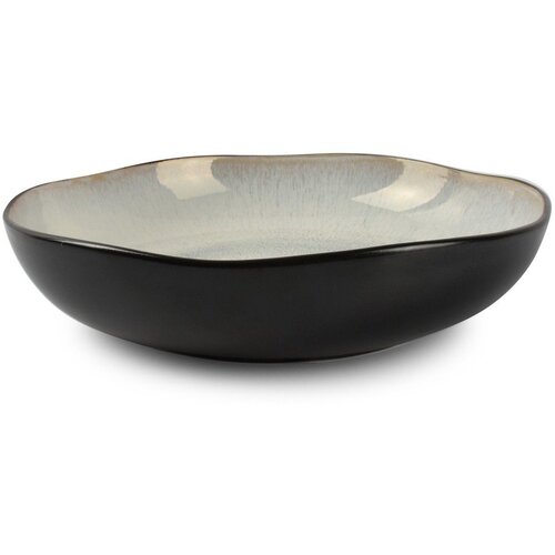Salt&Pepper Črn/bež ju&scaron;ni krožnik iz kamenine &oslash; 22,5 cm Lunar &ndash; Cene