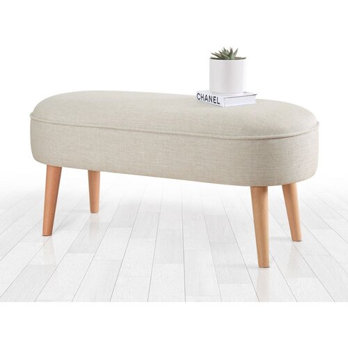 Atelier Del Sofa Lednok - Cream Cream Pouffe Slike