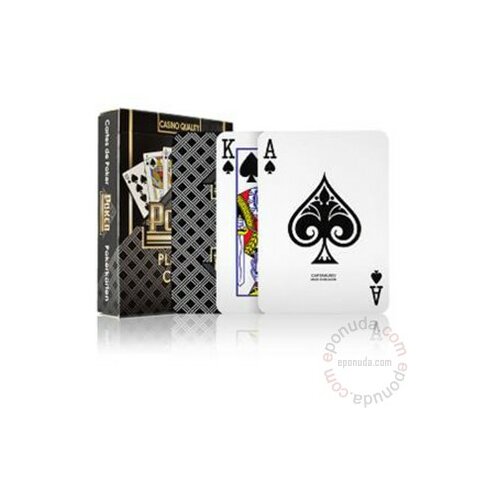Pokerpik Cartamundi Poker (crne) Slike