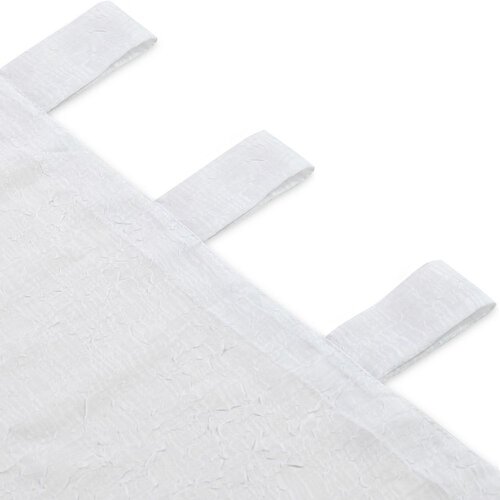  Curtain KRESZ color white style classic suspenders crushed voile 140x250 homede Slike