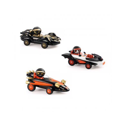 Djeco Komplet Crazy Motors - Dragon Fire + Speed Bat + Fangio Octo Cene