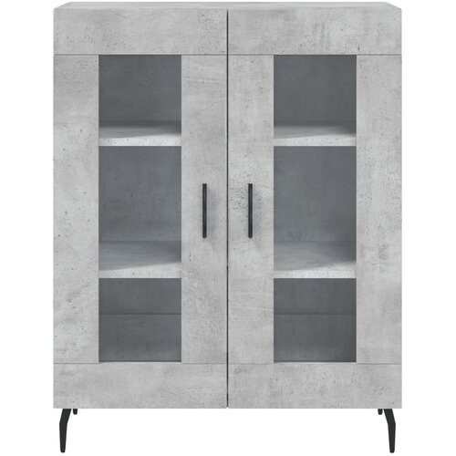  Visoka komoda siva betona 69,5x34x180 cm od konstruiranog drva Slike