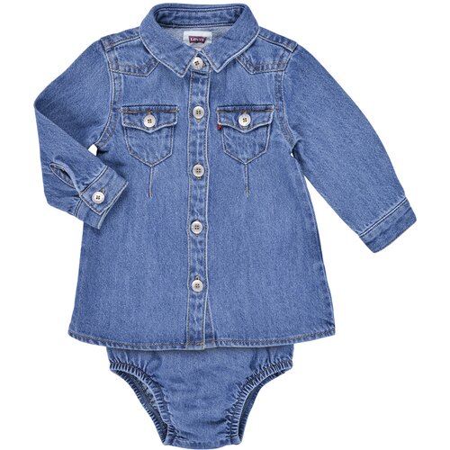 Levi's LVG OUT WEST DENIM DRESS Plava Cijene