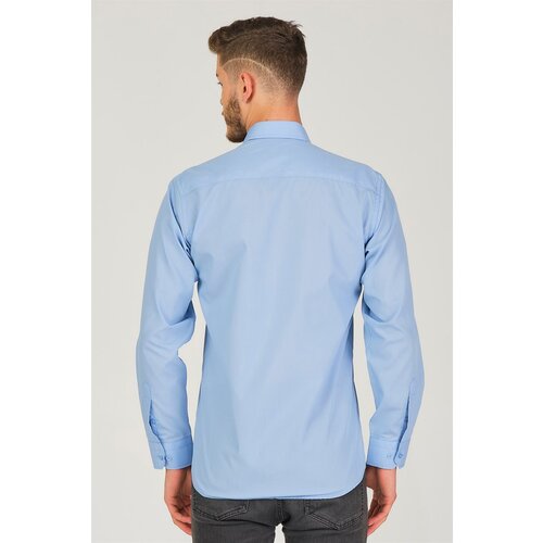 Dewberry G726 MEN'S SHIRT-BLUE Cene
