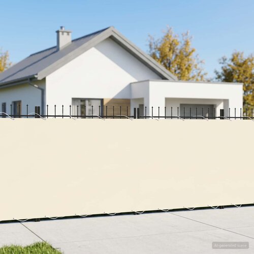  Zaslon za privatnost na balkonu 200 x 400 cm Krem Slike
