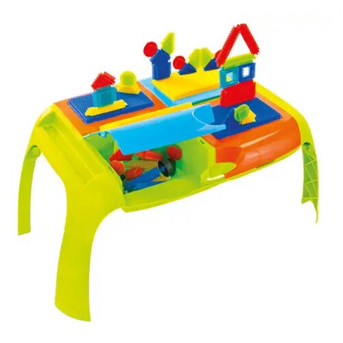 Mochtoys Pisana iglasta gradbena igrača s prenosno mizo Cene
