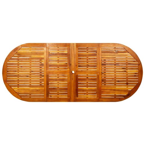 VidaXL Vrtni blagovaonski stol (160 - 240)x100x75 cm od drva bagrema Slike