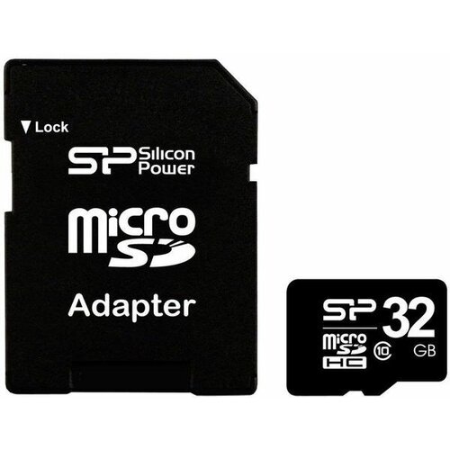 Silicon Power 32 GB MicroSDHC SP032GBSTH010V10SP memorijska kartica Slike