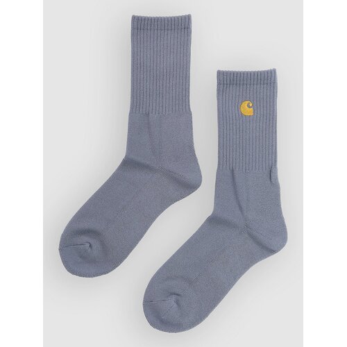 Carhartt WIP Chase Nogavice shady blue / gold Slike