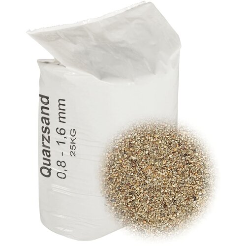 vidaXL Filtrirni pesek 25 kg 0,8-1,6 mm Cene