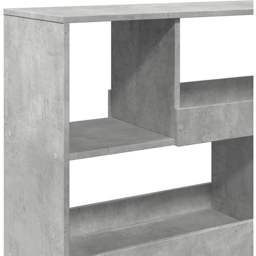 za knjige / sobna pregrada boja betona 100x33x94,5 cm Slike