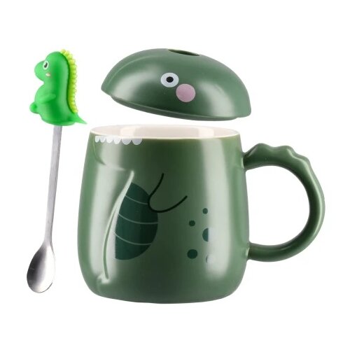  Moka kid, šolja sa poklopcem, keramička, dino Cene