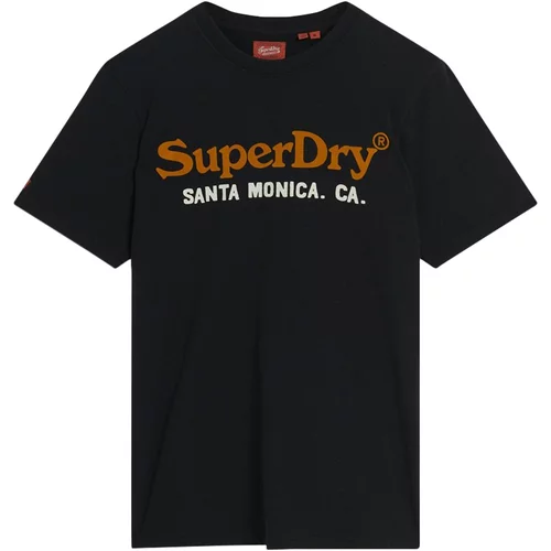 Superdry Majice s kratkimi rokavi 235513 Črna