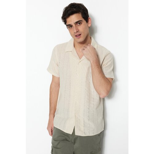 Trendyol Shirt - Beige - Regular fit Slike