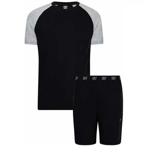 CR7 - Cristiano Ronaldo Bombažna pižama črna barva