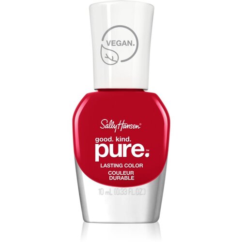 Sally Hansen Good. Kind. Pure. dolgoobstojen lak za nohte z učvrstitvenim učinkom odtenek Natural Red 10 ml Slike