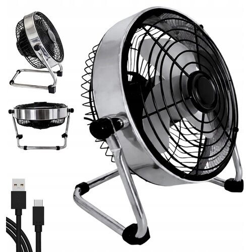  Kovinski namizni ventilator 22cm USB za pisarne Cene