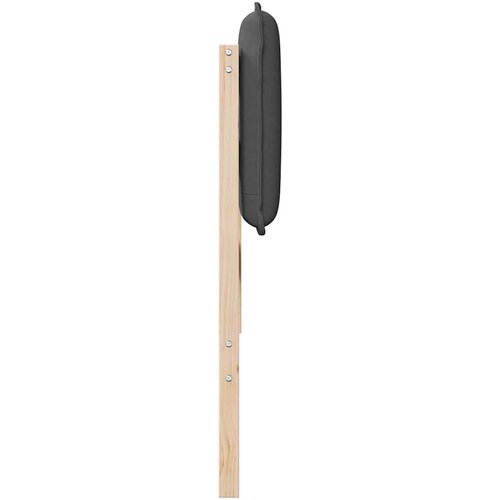  Tapecirani uzglavlje s uzglavljem Smeđa i tamno siva 75 cm Slike