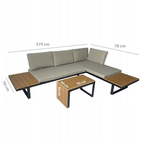  Set vrtnog namje&amp;scaron;taja Nuforma bež Slike