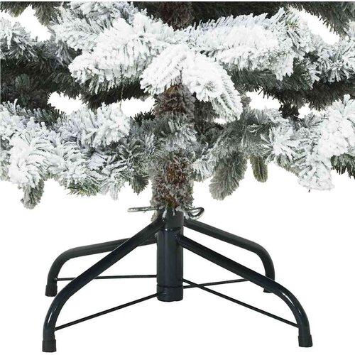 VidaXL Umjetno božićno drvce s stalakom Zelena 150 cm PE i PVC Slike