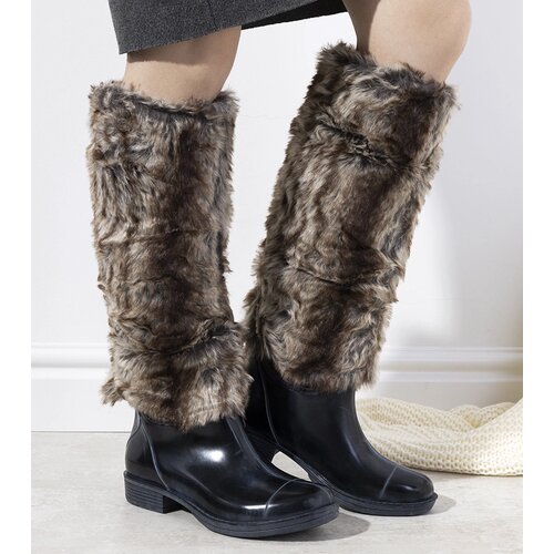 Gemre Navy blue wellies with fur Melgar Cene