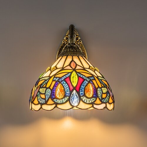 Brilagi tiffany vitražna zidna lampa luisa 1xE27/40W/230V Slike