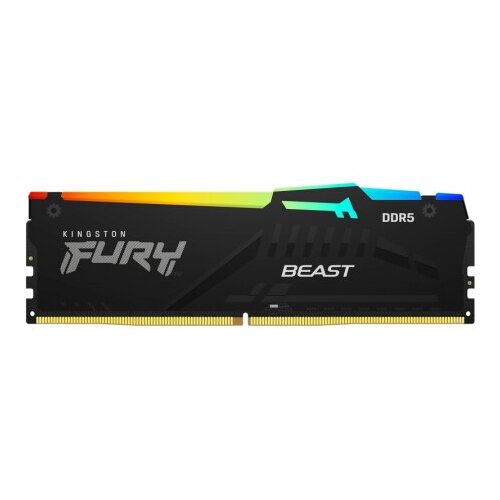 Kingston DIMM DDR5 64GB 5600MT/s KF556C40BBA-64 FURY Beast Black RGB EXPO Cene