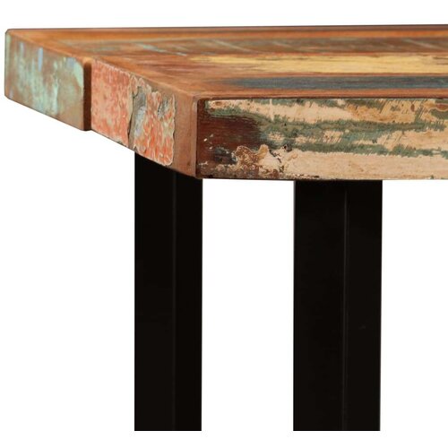 VidaXL barski stol od masivnog obnovljenog drva 150x70x107 cm Slike