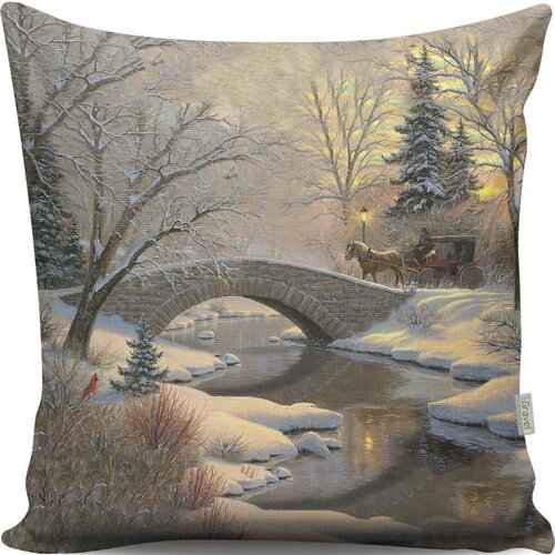 Gravel Okrasni vzglavnik Bridge, 43 x 43 cm Cene