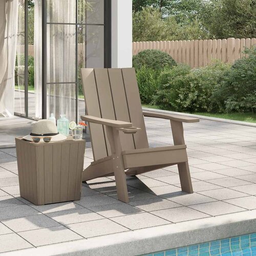  Vrtna stolica Adirondack svjetlosmeđa 75x88,5x89,5 cm PP Cene
