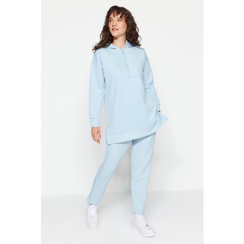 Trendyol Sweatsuit Set - Blue - Fitted Slike