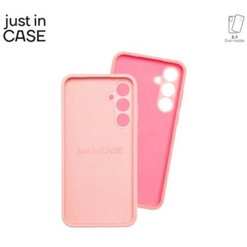 Just In Case paket maski za telefon samsung 2u1 galaxy A55 pink Slike
