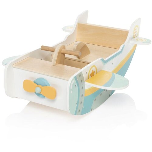 Zopa drvena njihalica Avion montessori Slike