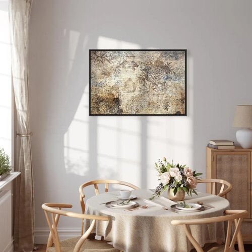  Slika - Hidden Beauty (1 Part) Wide 90x60 U crnom drvenom okviru Cene