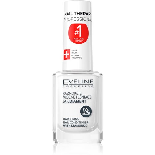 Eveline Cosmetics nail therapy total action silver 8in1 12 ml Slike