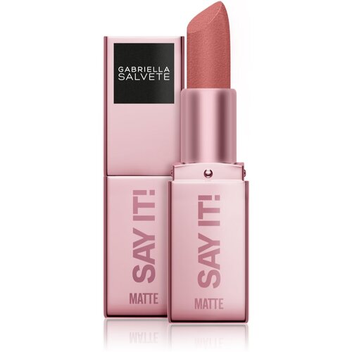 Gabriella Salvete Say It! It Matters matirajući ruž za usne s puder efektom nijansa 02 4 g Slike